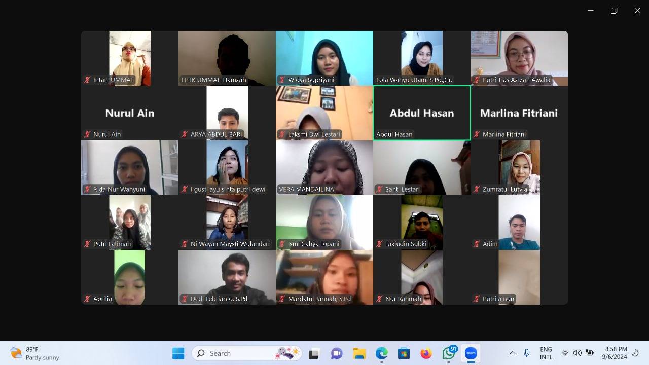 Bersama mahasiswa PPG Calon Guru dalam kegiatan Kiat sukses mengikuti UKPPPG
